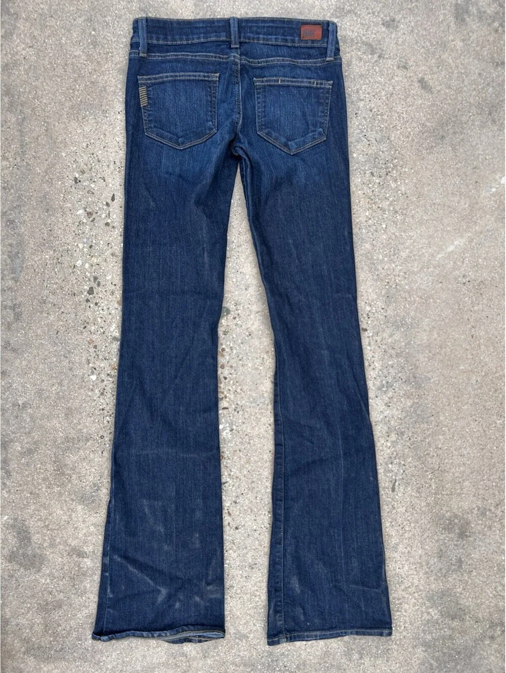 Paige Skyline Made in USA Bootcut Stretch Denim Jeans Womens 25W x 32.5L Rise 7
